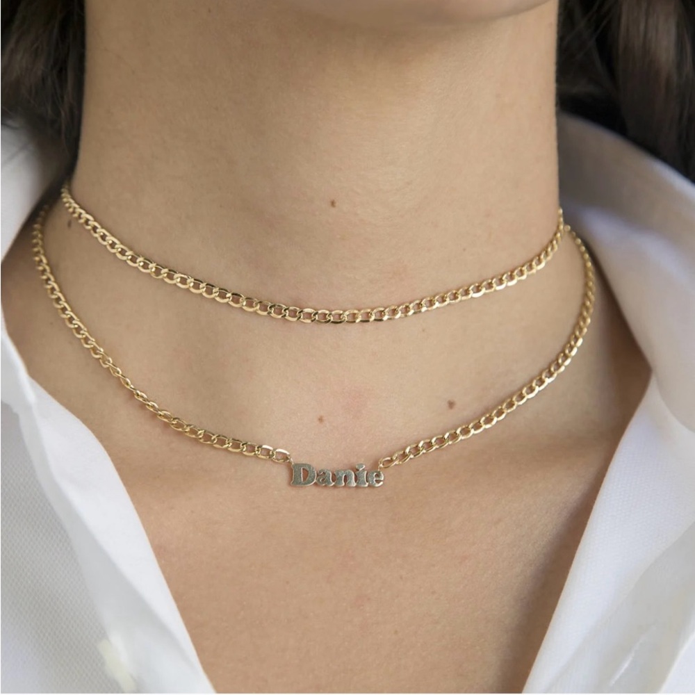 Zoe Lev Cuban Link Choker